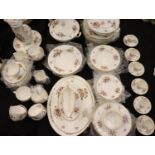 Large collection of Royal Worcester dinner/coffee ware including plates, tureens etc in the