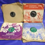 Collection of 78 RPM records including Chuck Berry, Elvis Presley etc. Not available for in-house