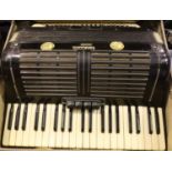 Vintage cased Pancotti Macerat accordian. Not available for in-house P&P, contact Paul O'Hea at