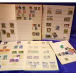 Three stock albums of GB Mint and used stamps and two others including Disney. P&P Group 1 (£14+