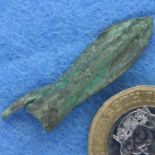 1200 BC - Greek Arrowhead barbed. P&P Group 1 (£14+VAT for the first lot and £1+VAT for subsequent