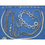 Collection of mainly 925 silver jewellery, combined 156g. P&P Group 1 (£14+VAT for the first lot and