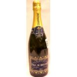 Bottle of NV Paul De Bregance Champagne. P&P Group 2 (£18+VAT for the first lot and £3+VAT for