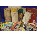 Mixed books and ephemera. Not available for in-house P&P, contact Paul O'Hea at Mailboxes on 01925