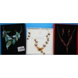 A selection of boxed costume jewellery sets. P&P Group 1 (£14+VAT for the first lot and £1+VAT for