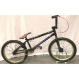 Refurbished We The People Justice BMX bike, new graphics, paint, cables etc. Not available for in-