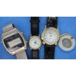 Three wristwatches including a Limit example. P&P Group 1 (£14+VAT for the first lot and £1+VAT