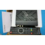 Boxed free satellite receiver, as new. P&P Group 1 (£14+VAT for the first lot and £1+VAT for