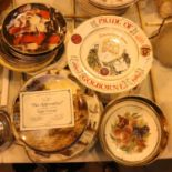 A quantity of collectors plates. Not available for in-house P&P, contact Paul O'Hea at Mailboxes