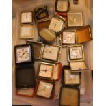 A selection of mixed clocks. Not available for in-house P&P, contact Paul O'Hea at Mailboxes on