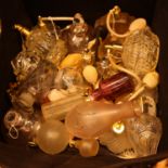 Box of mixed empty perfume bottles. Not available for in-house P&P, contact Paul O'Hea at