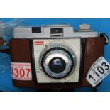 Vintage leather cased Kodak Colorsnap 35 camera. P&P Group 1 (£14+VAT for the first lot and £1+VAT