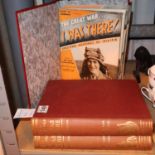 Two large hardback volumes The Great War, I Was There edited Sir J Hannerton and a file containing