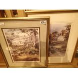 Two signed limited edition prints by Judy Boyes; Midsummer at Sandwich and After Rain at Torridon.