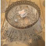 Vintage type Colling lamp shade. Not available for in-house P&P, contact Paul O'Hea at Mailboxes