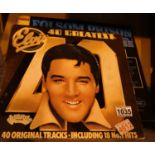 Eleven mixed LPs including Elvis and Johnny Cash. Not available for in-house P&P, contact Paul O'Hea