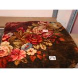 Embroidered wall hanging rug. Not available for in-house P&P, contact Paul O'Hea at Mailboxes on