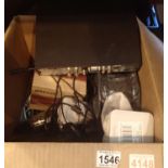 Swann four camera CCTV box, ITB harddrive associated cables and mixed cameras. P&P Group 3 (£25+