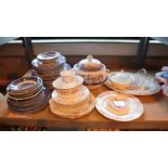 Mixed lot of mostly blue and white ceramic to include Royal Albert ceramic plates. Not available for