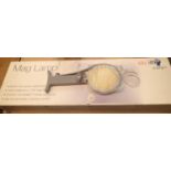 Two craft magnifier lamps, one mains, one battery. Not available for in-house P&P, contact Paul O'