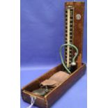 Accoson mahogany cased sphygmomanometer, appears complete. P&P Group 2 (£18+VAT for the first lot