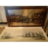 Pair of vintage prints from 1975 by Ron Folland APSG, largest 123 x 67 cm. Not available for in-