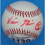 Wilson Official League baseball bearing indistinct signature. P&P Group 1 (£14+VAT for the first lot