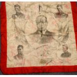 Commemorative silk handkerchief, printed by J. Beresford of Manchester for Frederik Cawley, first