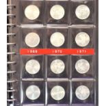 1972 Munich Olympics: A collection of twenty-four special edition 10 Mark coins, various mints,