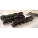 Four OO scale locomotives, suitable for spares or repair. P&P Group 2 (£18+VAT for the first lot and