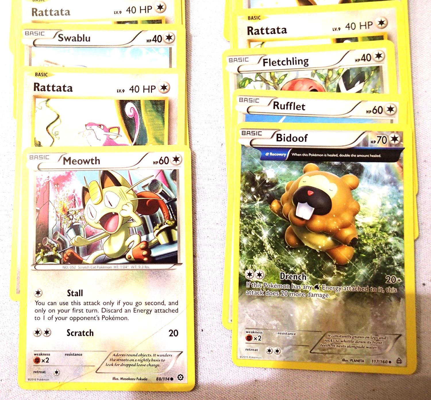 Collection of assorted Basic, Trainer and Energy Pokemon trading cards including shiny / holographic - Image 12 of 13