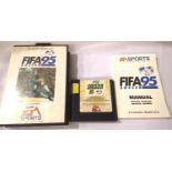 Cased mega drive Fifa 95 soccer games cartridge. P&P Group 1 (£14+VAT for the first lot and £1+VAT