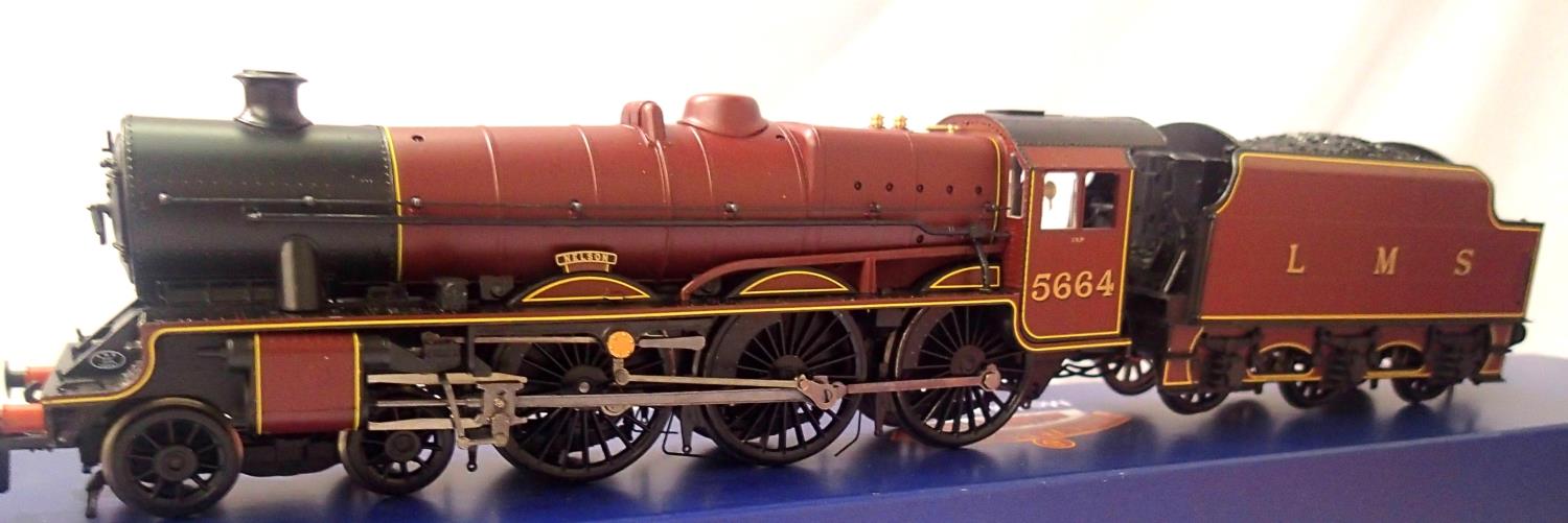 Bachman 31-187 Jubilee Class, 5664 Nelson LMS Crimson, in very near mint condition, boxed. P&P Group
