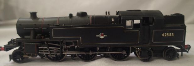 Hornby 2.6.4 T, BR black 42553 (renumbered), DCC fitted no. 53, in very good condition, unboxed. P&P