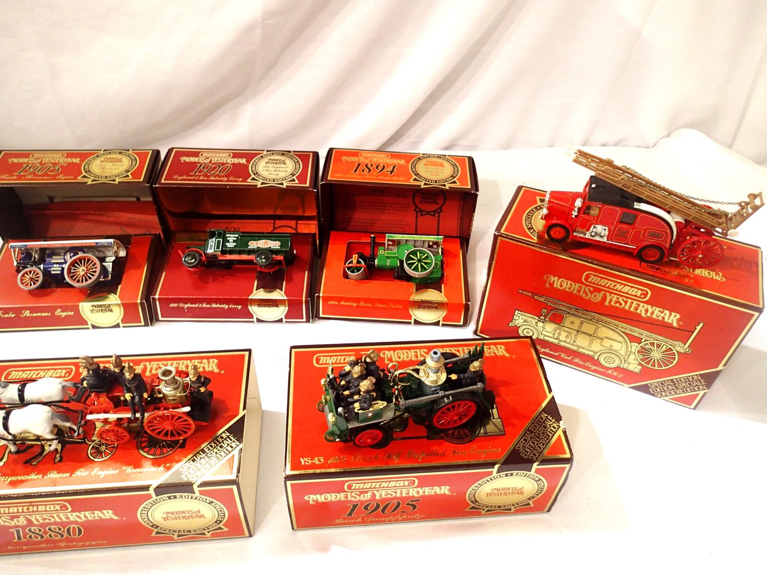 Six boxed Matchbox models of YesterYear. P&P Group 2 (£18+VAT for the first lot and £3+VAT for