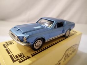 Brooklin models 1/43 scale diecast 1968 Shelby Mustang GT 500, in very near mint condition, boxed.