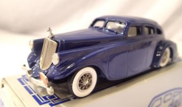 Brooklin Models 1/43 scale diecast 1933 Pierce Arrow Collectors Club fourth members model, in very