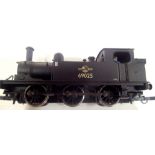 Bachmann J72 Tank, BR Black 69025, modified couplings, DCC fitted no. 5, in very good condition to