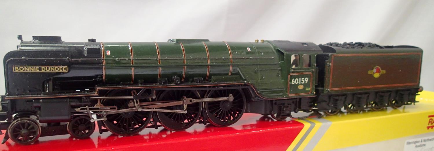 Hornby repaint/renumber/name 60159, Bonnie Dundee, BR Green, Late Crest, in fair to good