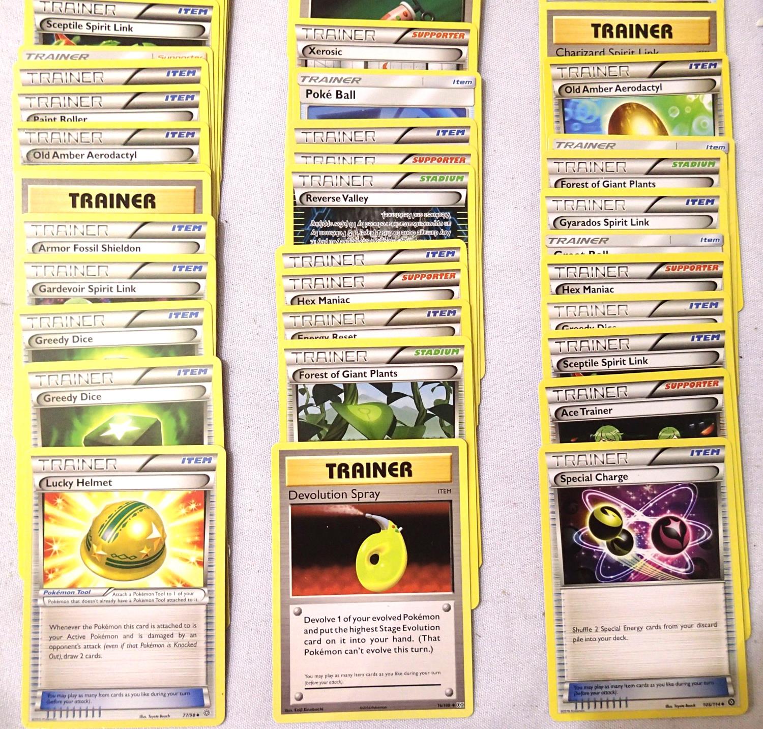Collection of assorted Basic, Trainer and Energy Pokemon trading cards including shiny / holographic - Image 8 of 13