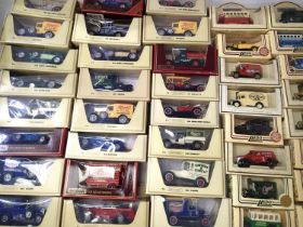 Twenty four Matchbox Yesteryear models and sixteen Lledo Days Gone models, mostly in excellent