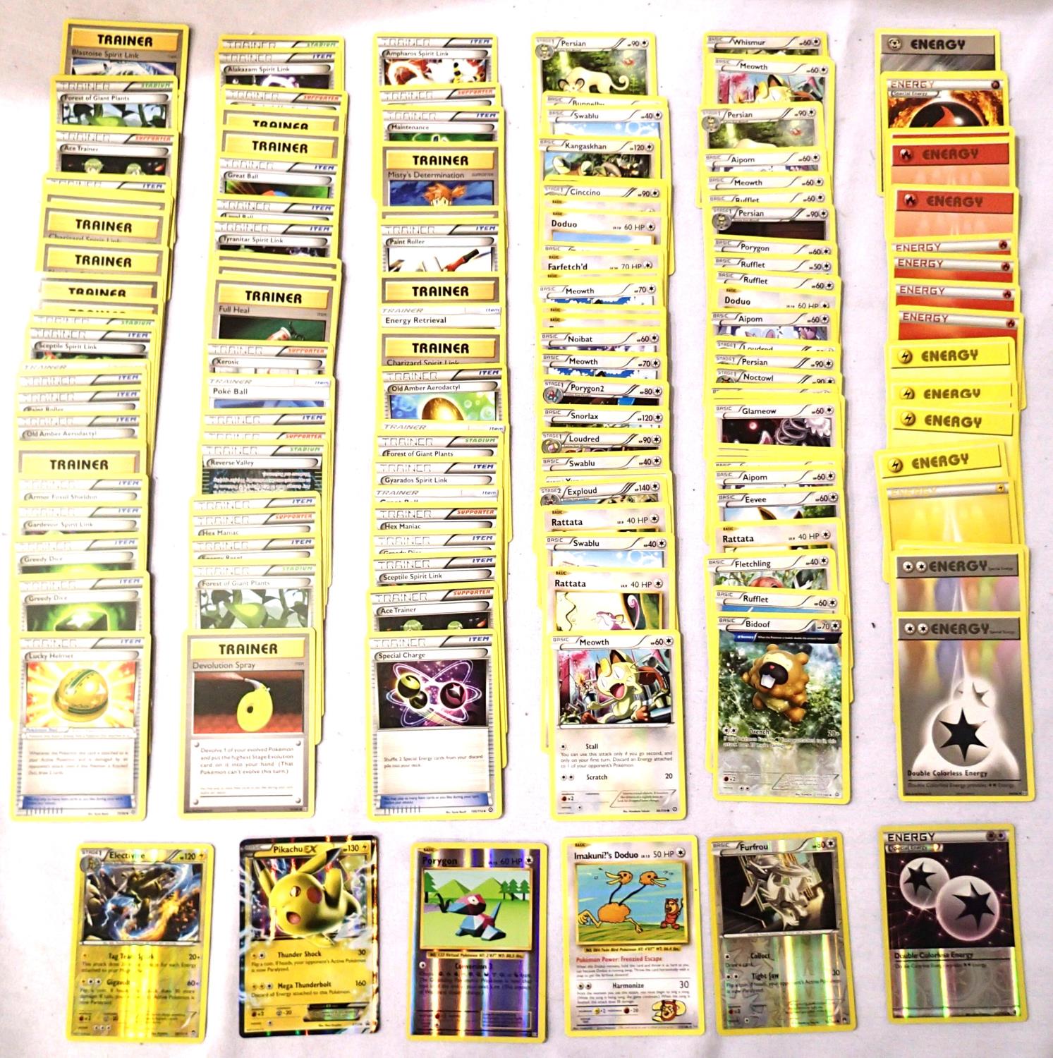 Collection of assorted Basic, Trainer and Energy Pokemon trading cards including shiny / holographic - Image 7 of 13