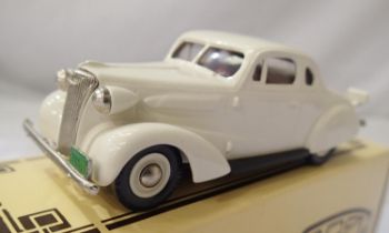 Brooklin models 1/43 scale diecast 1937 Chevrolet Coupe, Collectors Club first members model, in