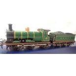 Bachmann 31-460 C Class, 592, SE & CR Green, in very near mint condition, boxed. P&P Group 1 (£14+