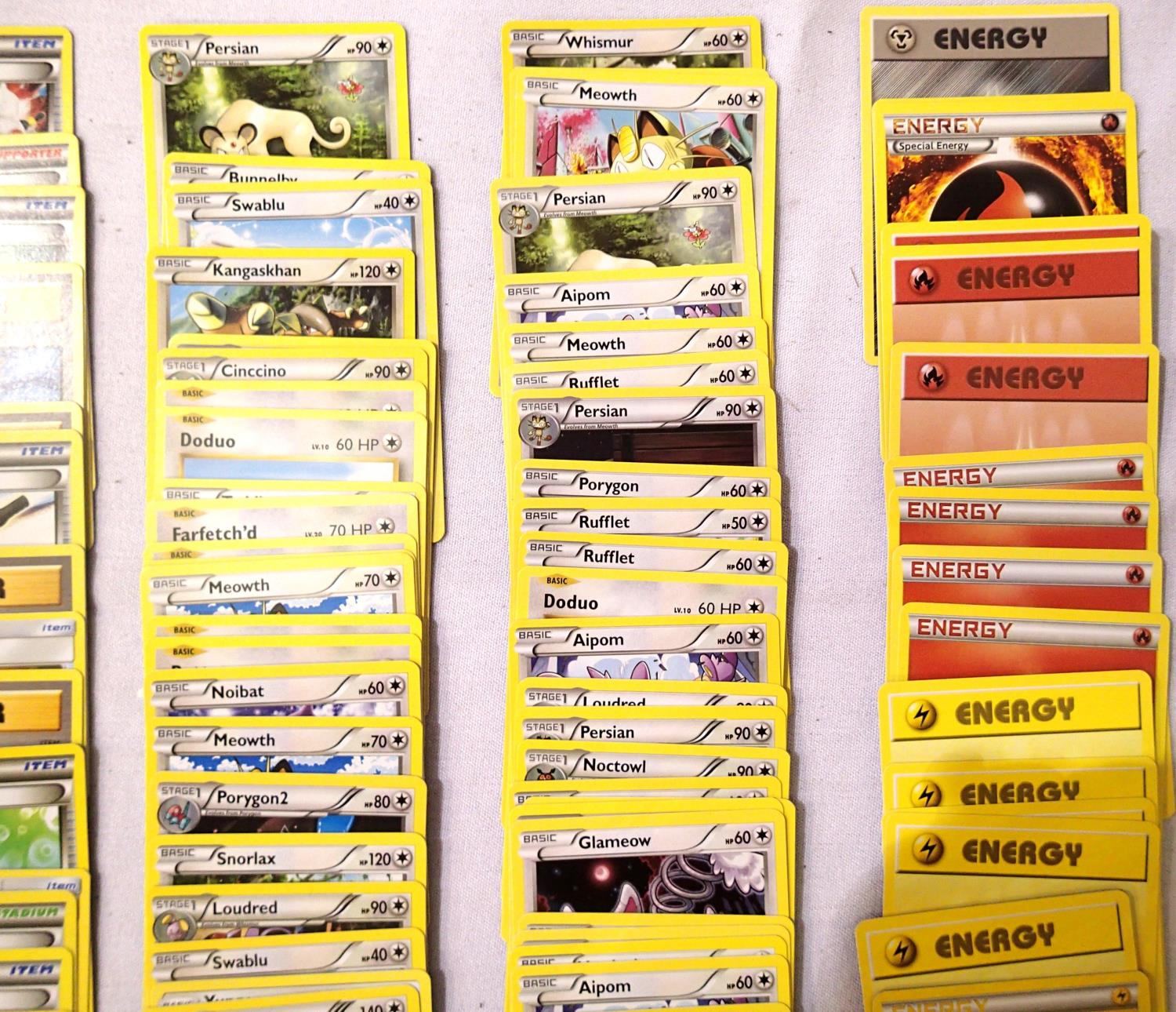 Collection of assorted Basic, Trainer and Energy Pokemon trading cards including shiny / holographic - Image 10 of 13