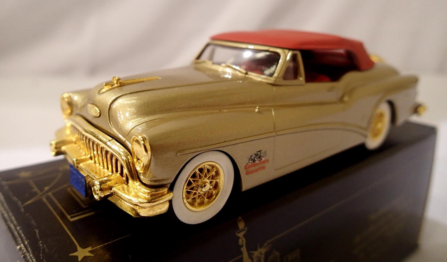 Brooklin models 1/43 scale diecast 1953 Buick Skylark convertible, in very near mint condition,