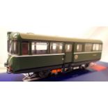 Heljan 88031, AC cars, Railbus, BR Green, speed whiskers, W79978, in very near mint condition,