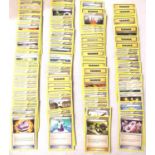 Large collection of assorted 2016 and 2017 Trainer Pokemon trading cards. P&P Group 1 (£14+VAT for