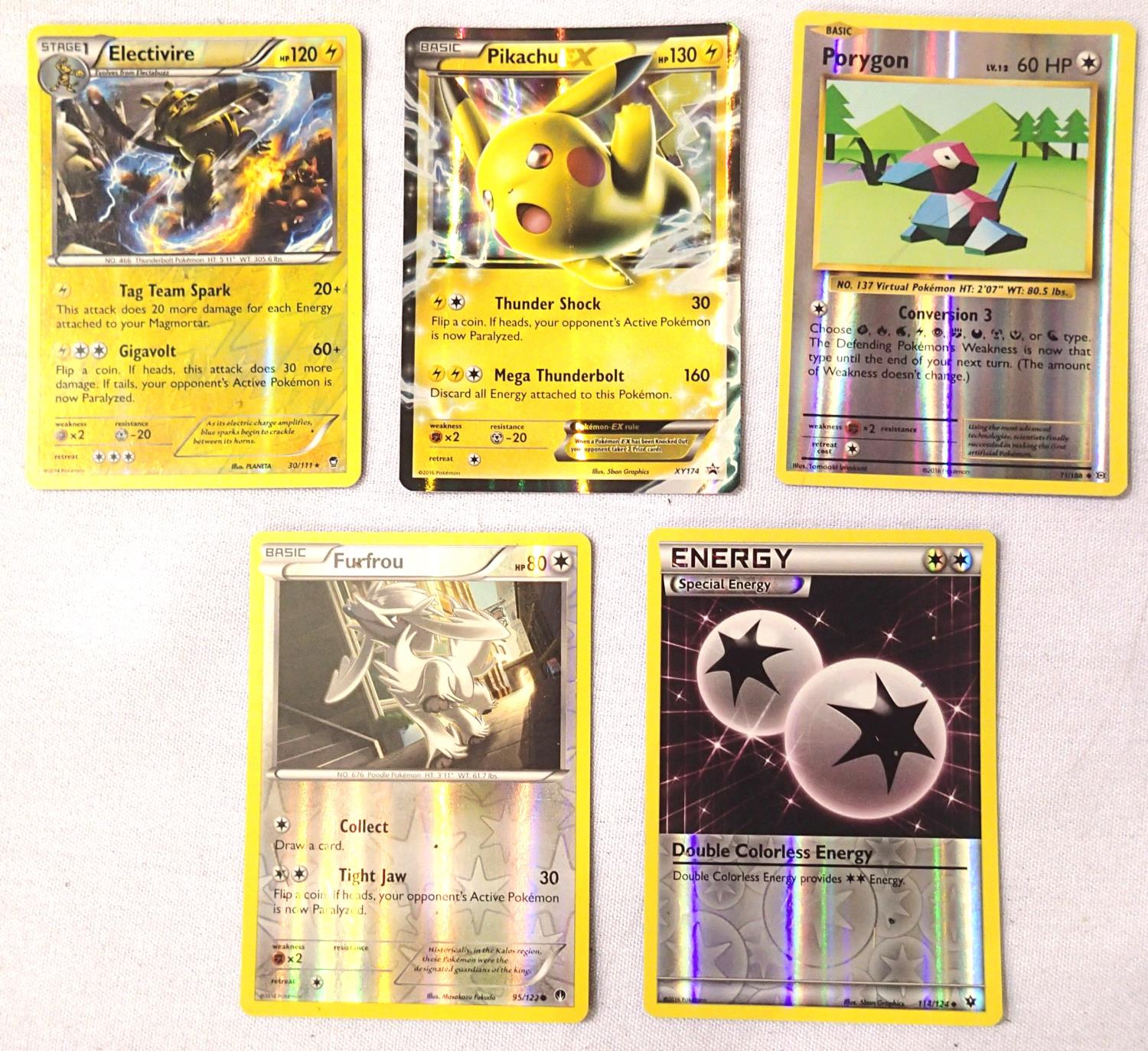 Collection of assorted Basic, Trainer and Energy Pokemon trading cards including shiny / holographic - Image 2 of 13