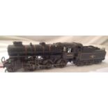 Bachmann 2.6.0. and tender, 43038 (renumbered), BR Black, Late Crest, DCC fitted no. 38, weathered